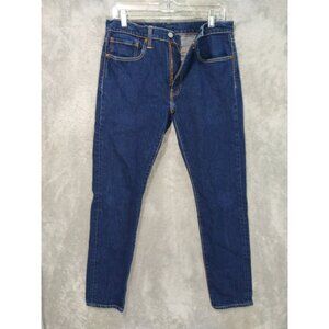 Levis 512 Jeans Mens 31x30 Blue Denim Slim Fit Tapered Leg Mid Rise Stretch